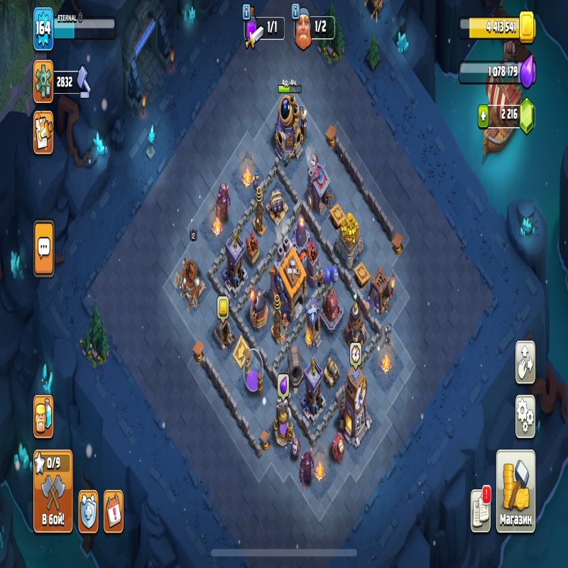 🏰 Clash of Clans акаунт | Ратуша 12 | Рівень 164