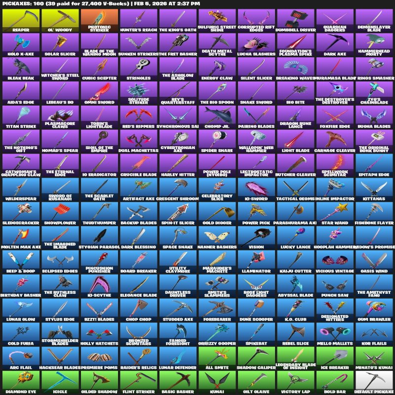 🎨 186 skins | 🌟 Fortnite account