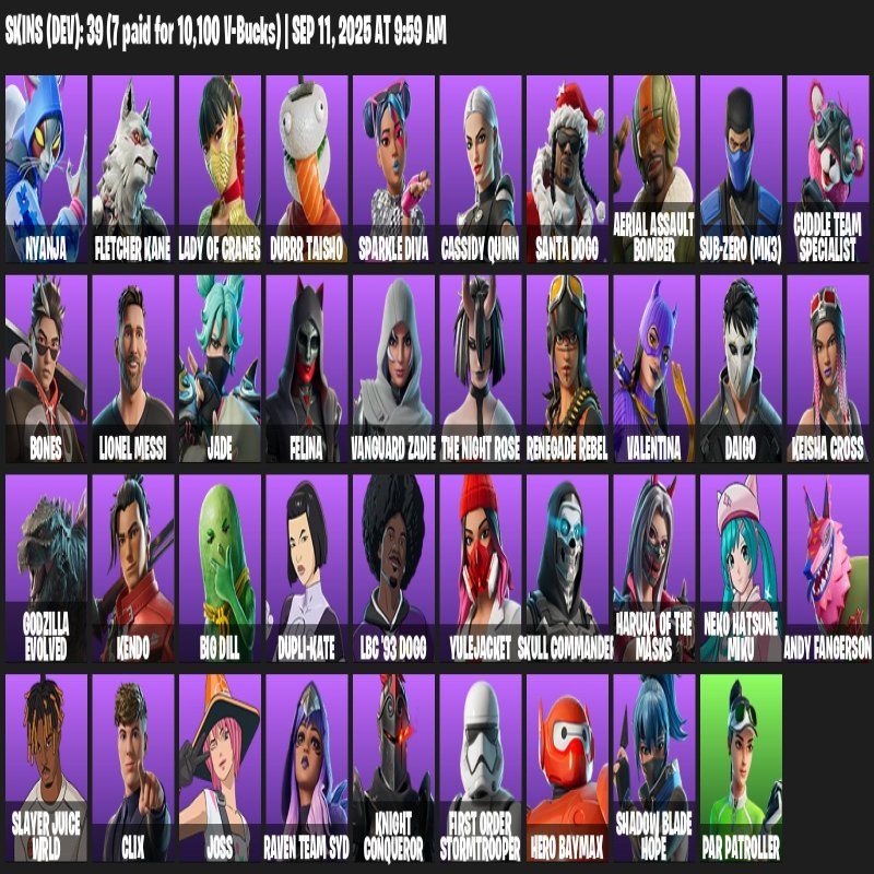 🎨 39 skins | 🌟 Fortnite account