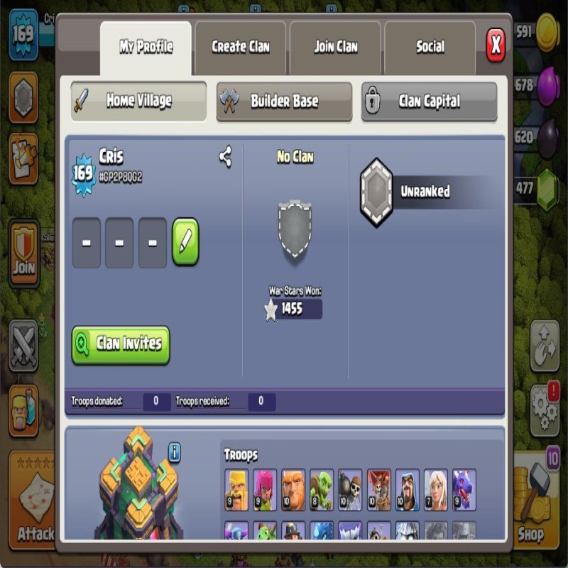 🏰 Clash of Clans акаунт | Ратуша 14 | Рівень 169