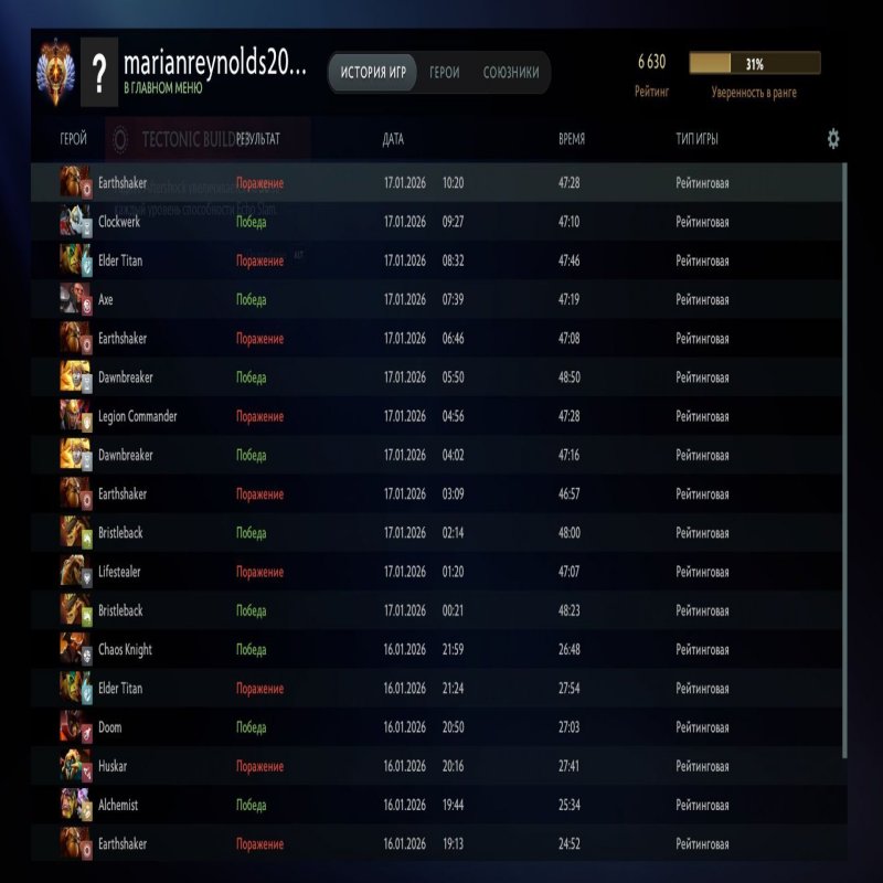 🏅 MMR 6630 | 🕒 163 hours | 🛡 9809