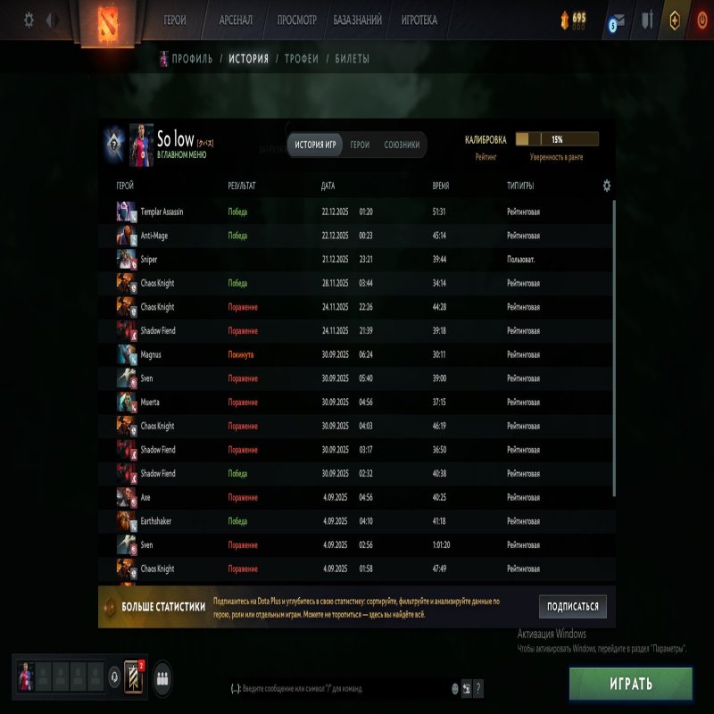 🏅 MMR 6100 | 🕒 1700 годин | 🛡 11500