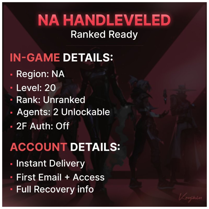 🎯 Valorant account | Unranked | NA | 2 agents