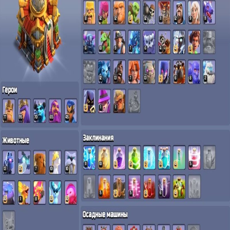 🏰 Clash of Clans акаунт | Ратуша 16 | Рівень 223