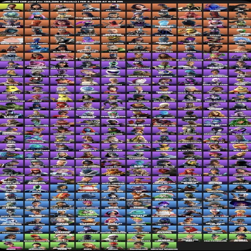 🎨 297 skins | 🌟 Fortnite account