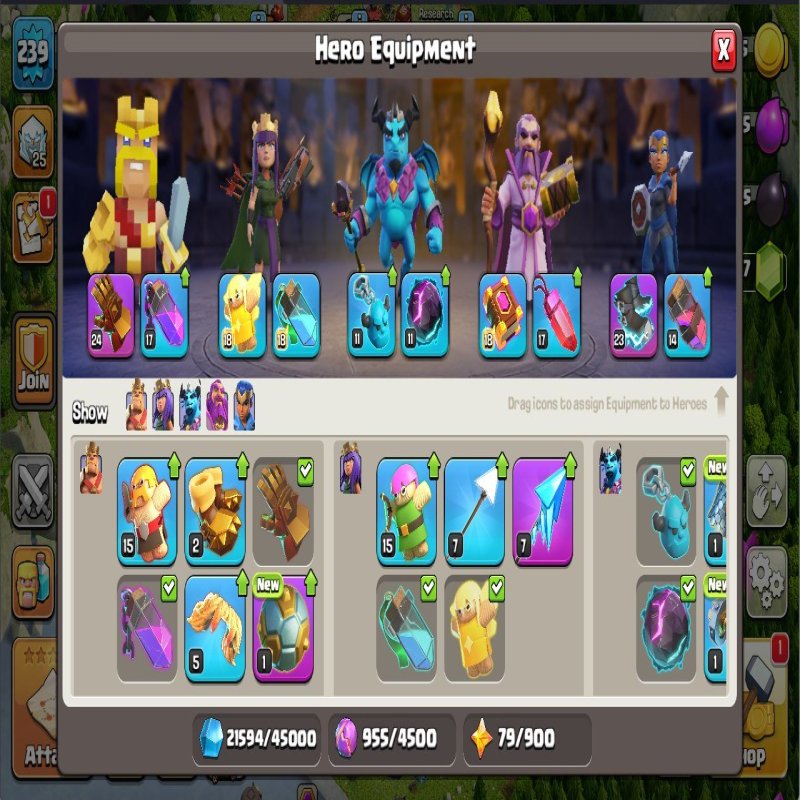 🏰 Clash of Clans акаунт | Ратуша 17 | Рівень 239