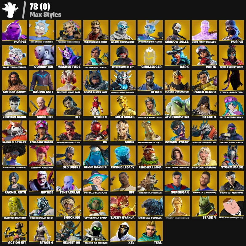 🎨 180 skins | 🌟 Fortnite account