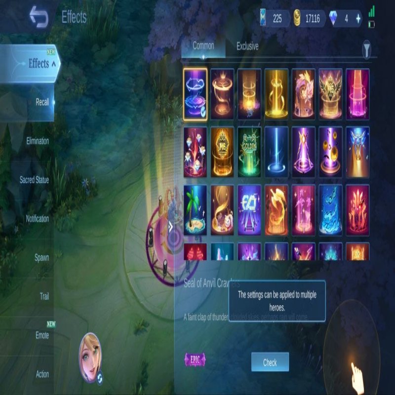 🎮 Mobile Legends акаунт | Міфічний | 119 героїв | 287 облич