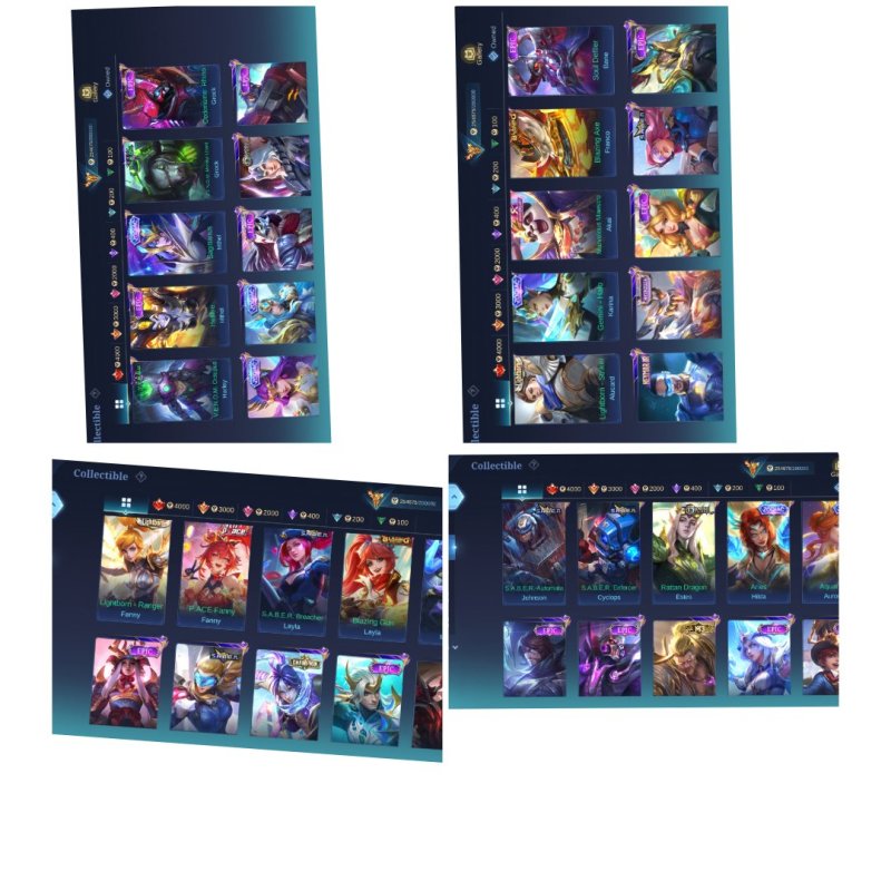 🎮 Mobile Legends account | Mythic | 130 heroes | 576 skins