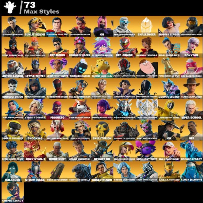 🎨 217 skins | 🌟 Fortnite account