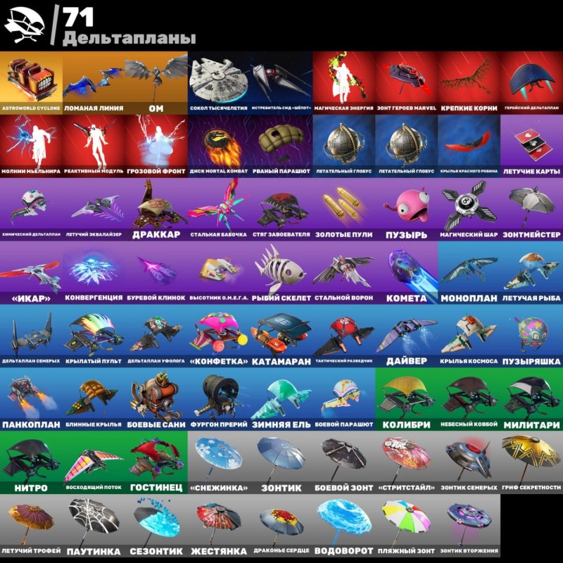 🎨 73 скінів | 🌟 Fortnite акаунт