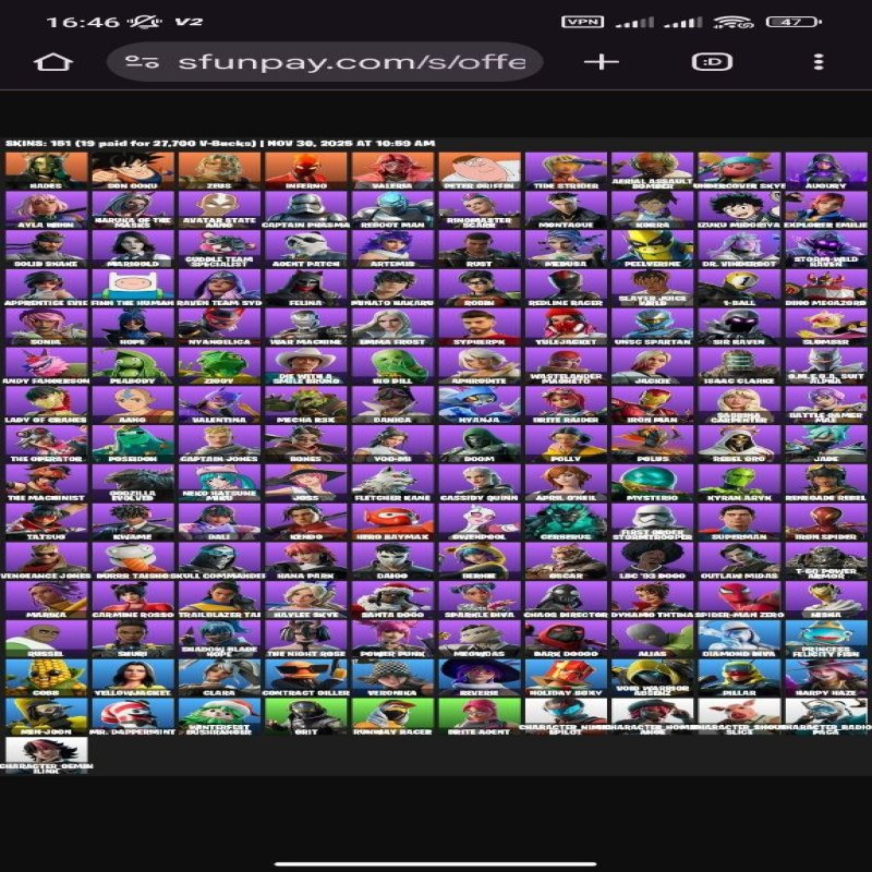 🎨 134 скінів | 🌟 Fortnite акаунт