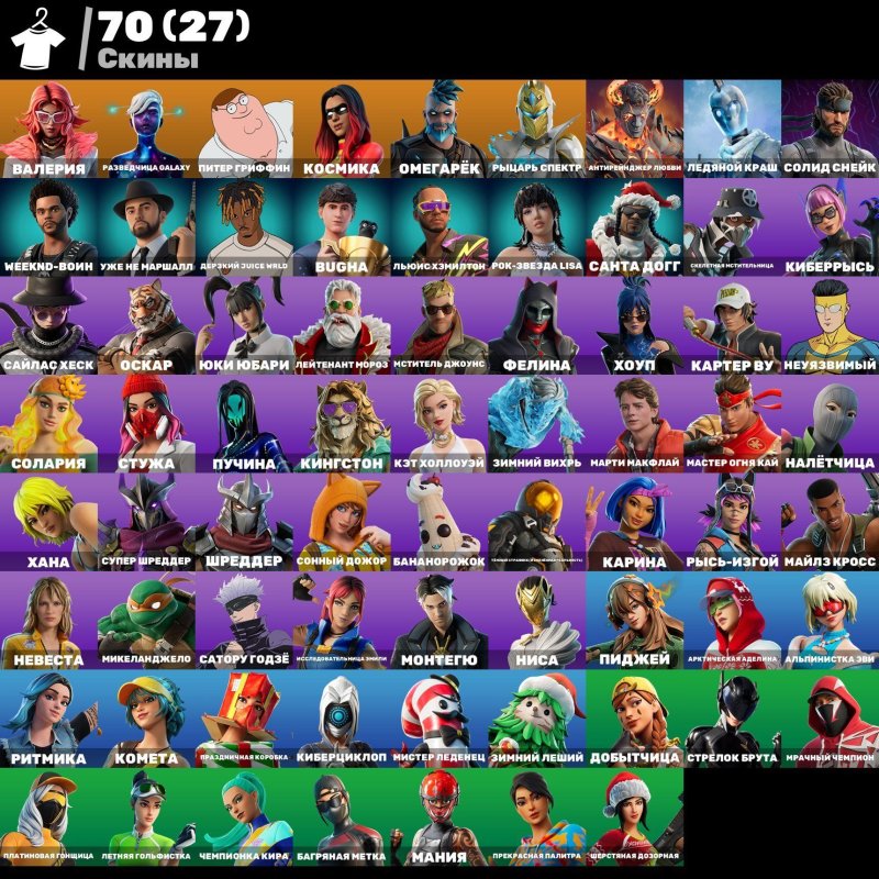 🎨 54 skins | 🌟 Fortnite account
