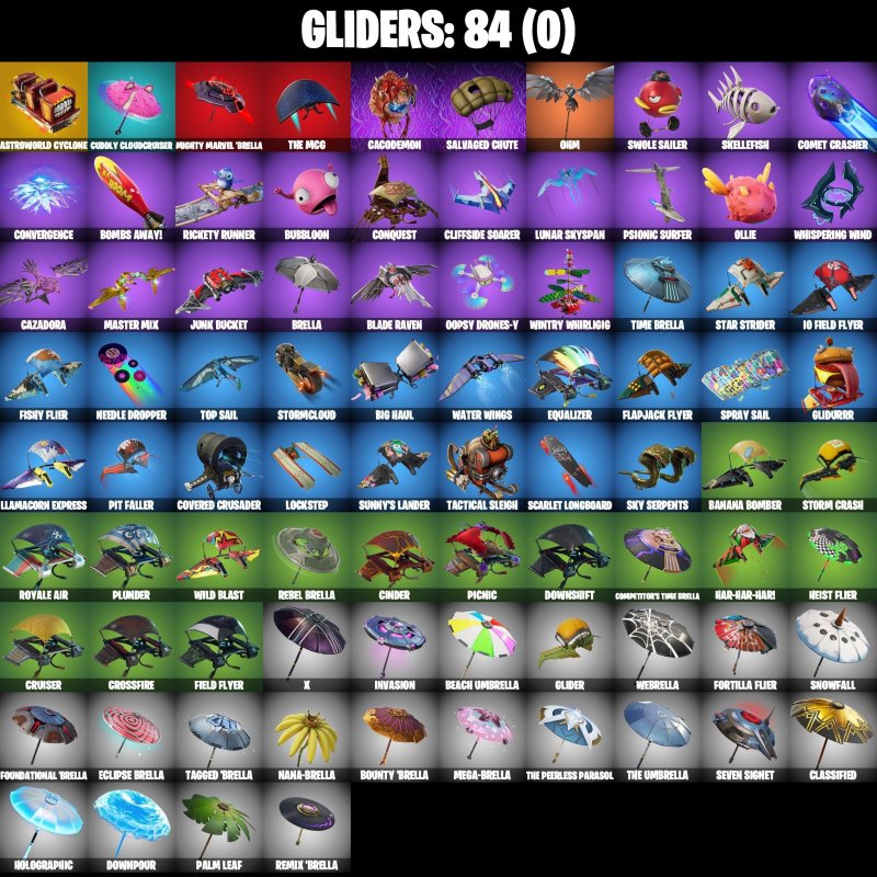 🎨 84 скіна | 🌟 Fortnite акаунт