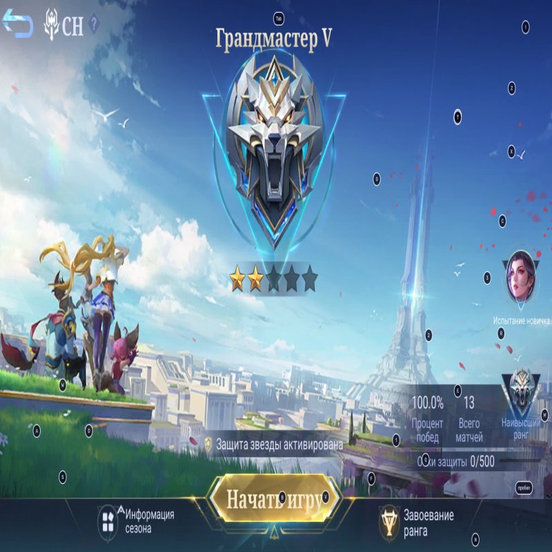 🎮 Mobile Legends акаунт | Грандмастер | 20 героїв | 5 облич