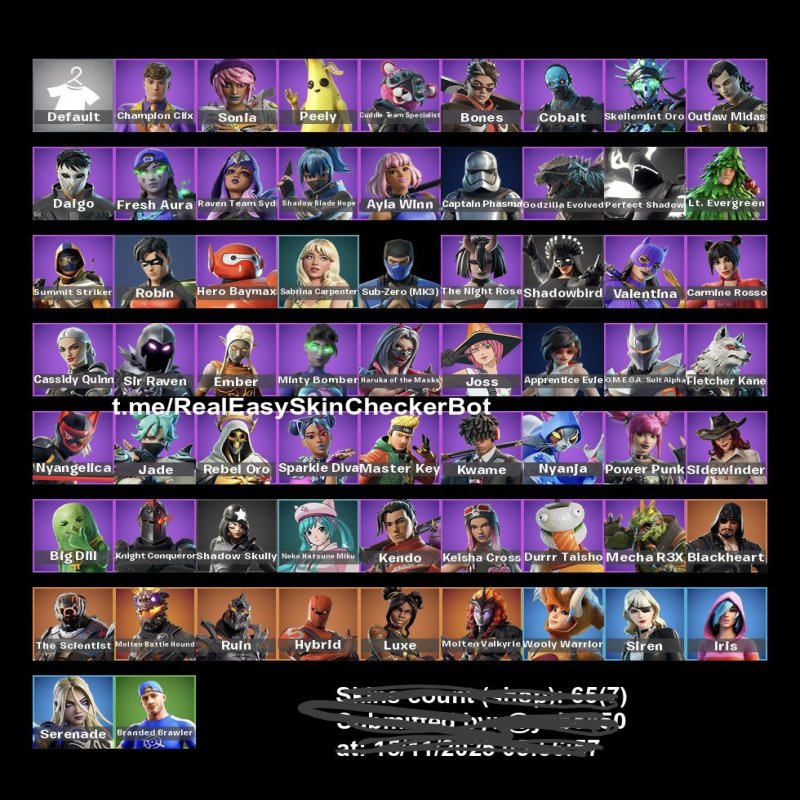 🎨 65 skins | 🌟 Fortnite account