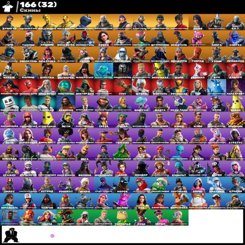 🎨 127 скінів | 🌟 Fortnite акаунт