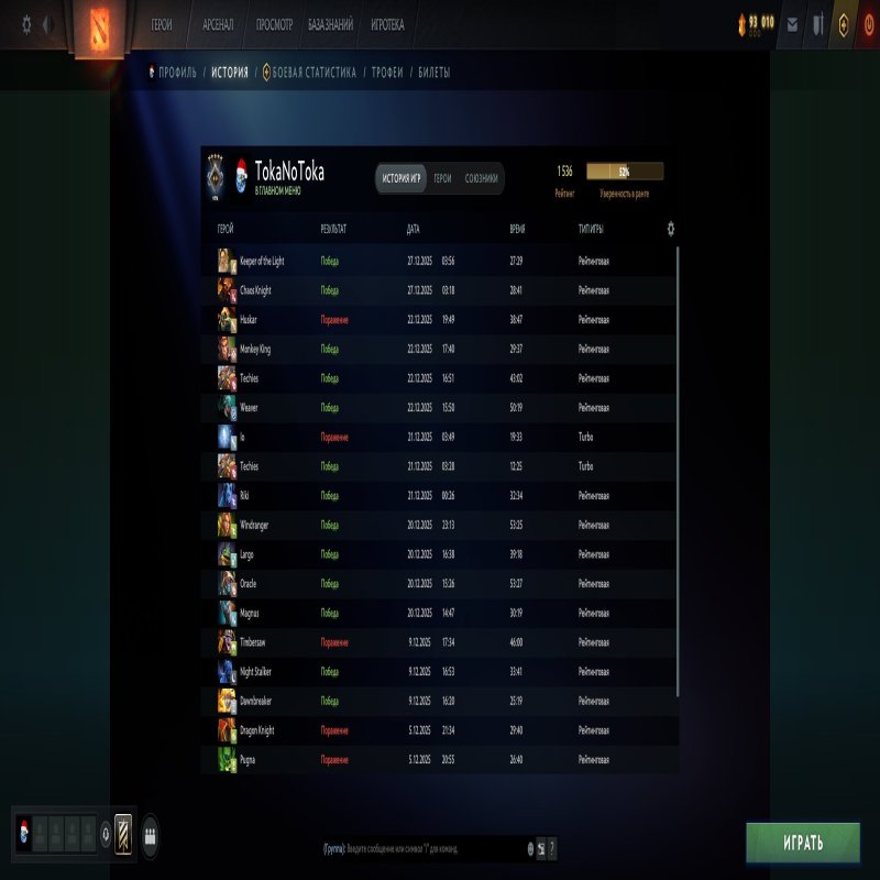 🏅 MMR 1536 | 🕒 204 часов | 🛡 11502