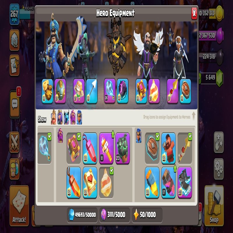 🏰 Clash of Clans акаунт | Ратуша 17 | Рівень 300