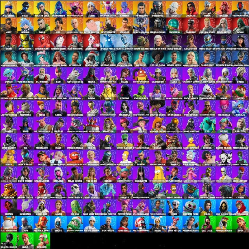 🎨 213 skins | 🌟 Fortnite account