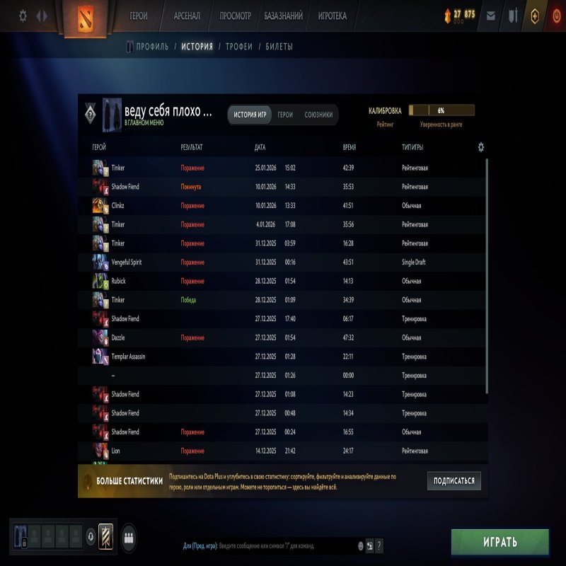 🏅 MMR 6000 | 🕒 922 hours | 🛡 6300