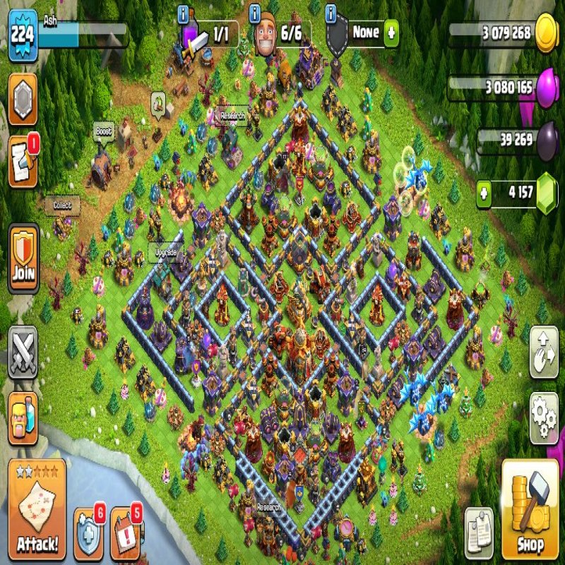 🏰 Clash of Clans акаунт | 16 ратуша | Рівень 224