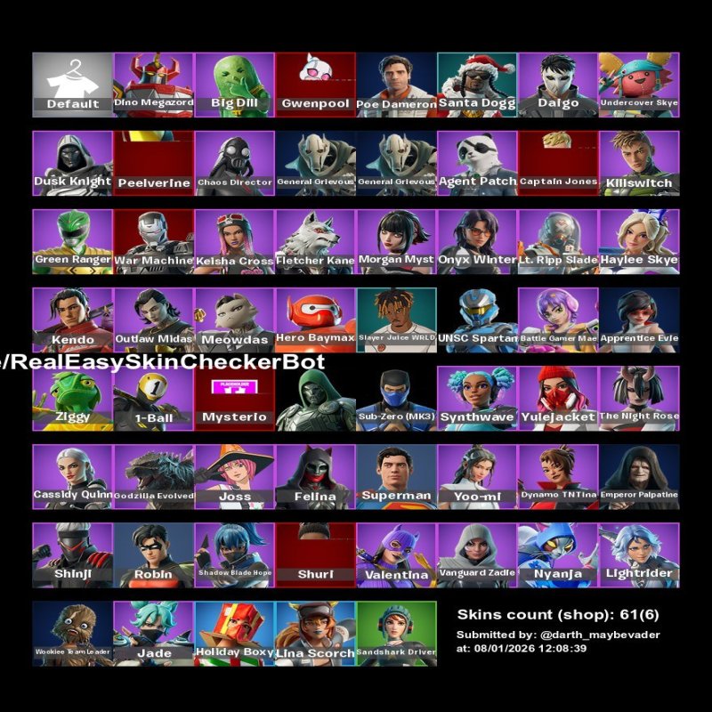 🎨 61 скін | 🌟 Fortnite акаунт