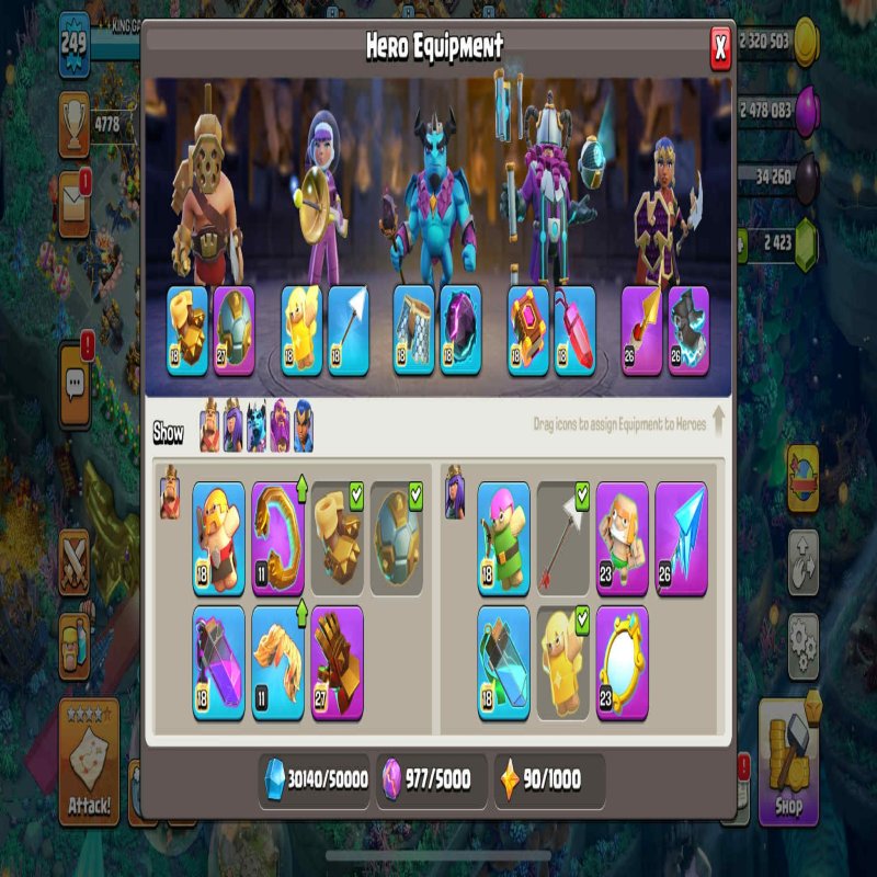 🏰 Clash of Clans акаунт | 17 ратуша | Рівень 100