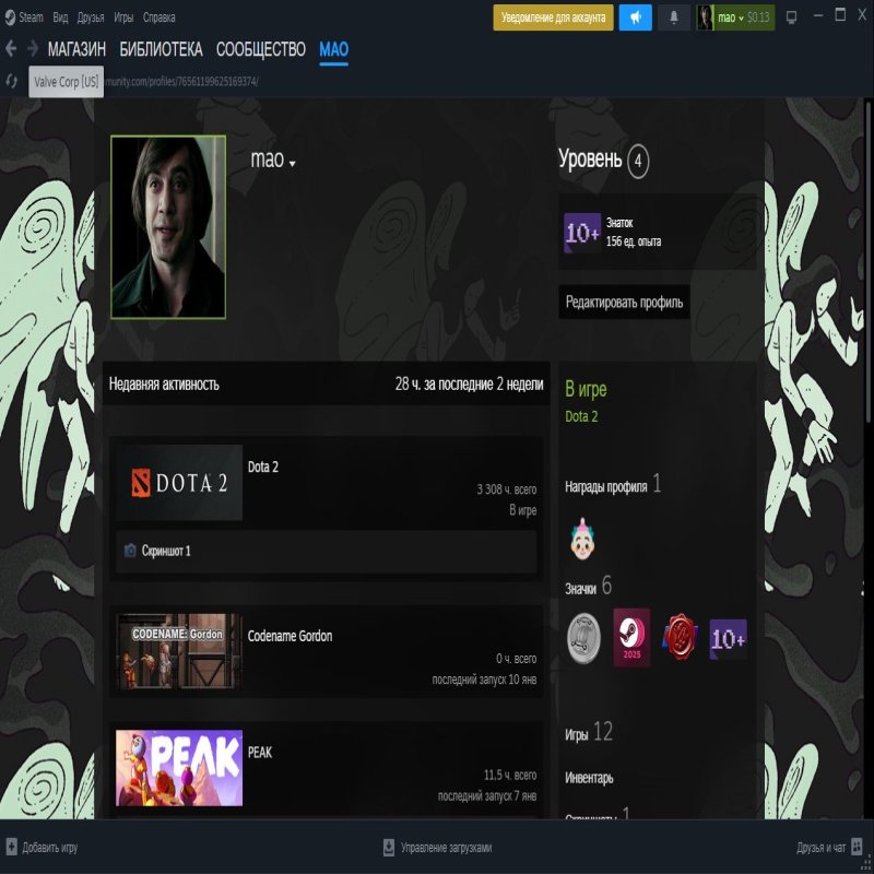 🏅 MMR 4100 | 🕒 3100 годин | 🛡 9000