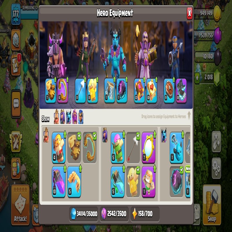 🏰 Clash of Clans акаунт | Ратуша 17 ратуша | Рівень 1