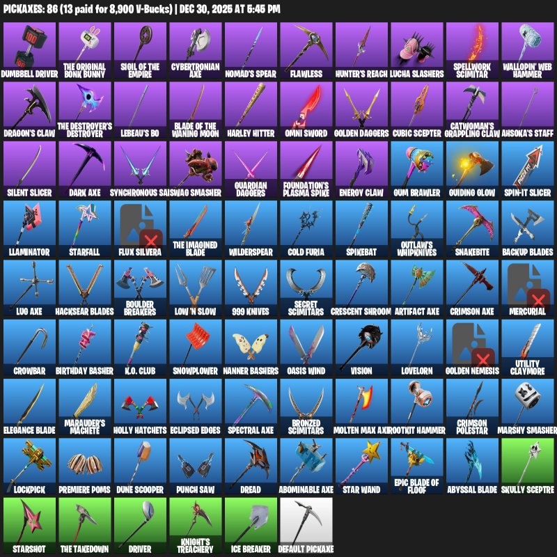 🎨 70 скінів | 🌟 Fortnite акаунт