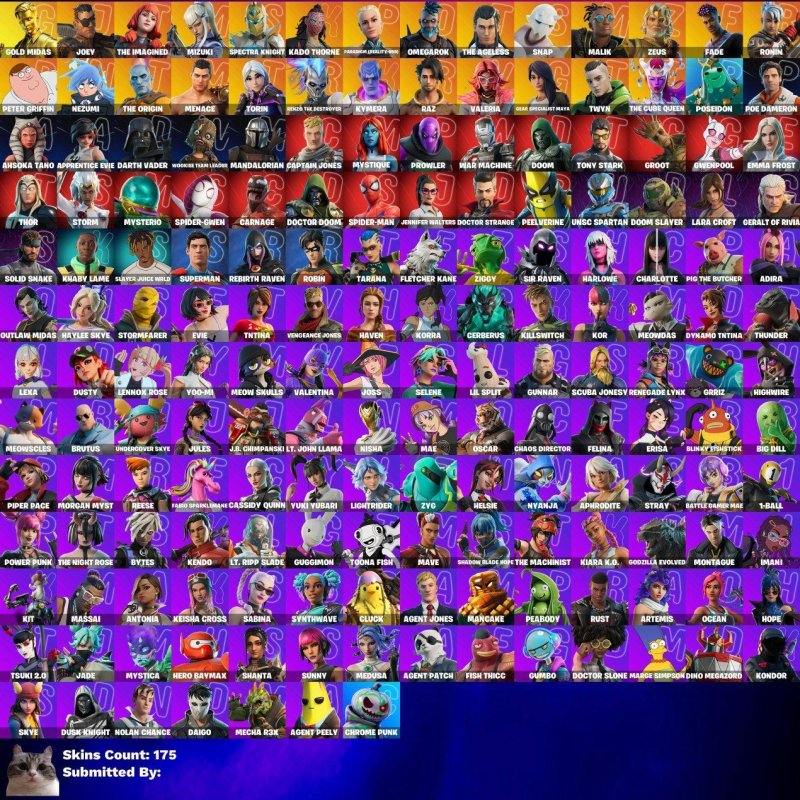 🎨 176 скінів | 🌟 Fortnite акаунт