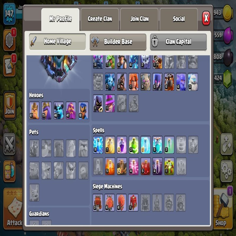 🏰 Clash of Clans акаунт | Ратуша 13 | Рівень 155