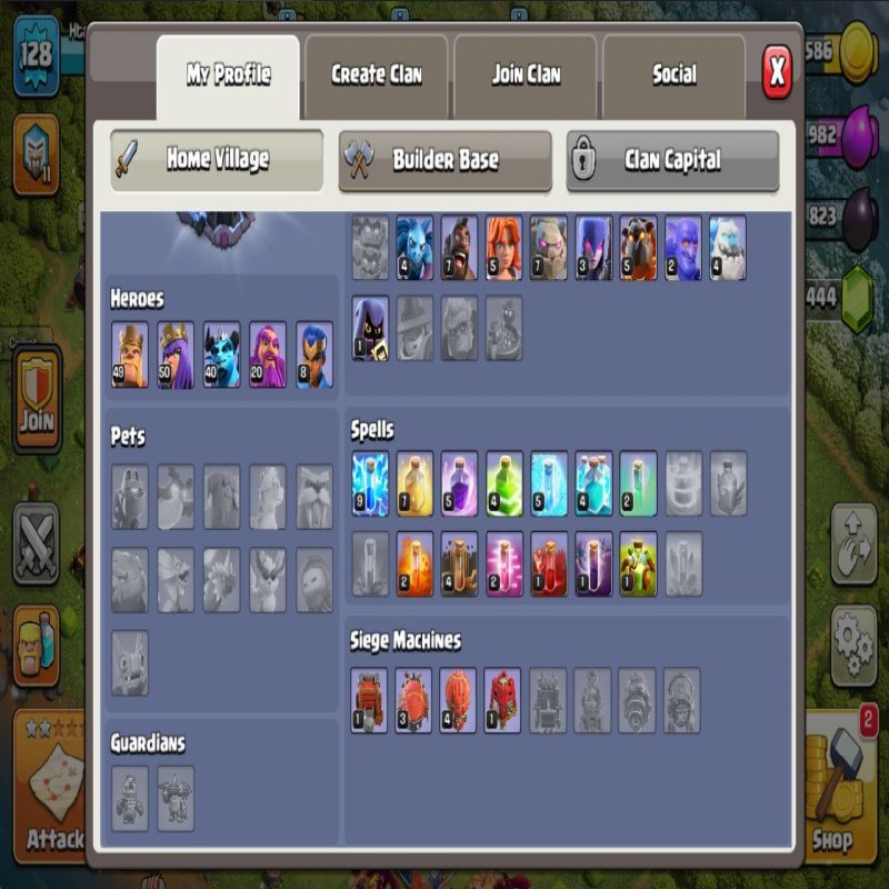 🏰 Clash of Clans акаунт | Ратуша 13 | Рівень 128