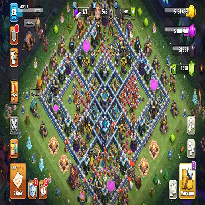 🏰 Clash of Clans акаунт | Ратуша 13 рівень | Рівень 50