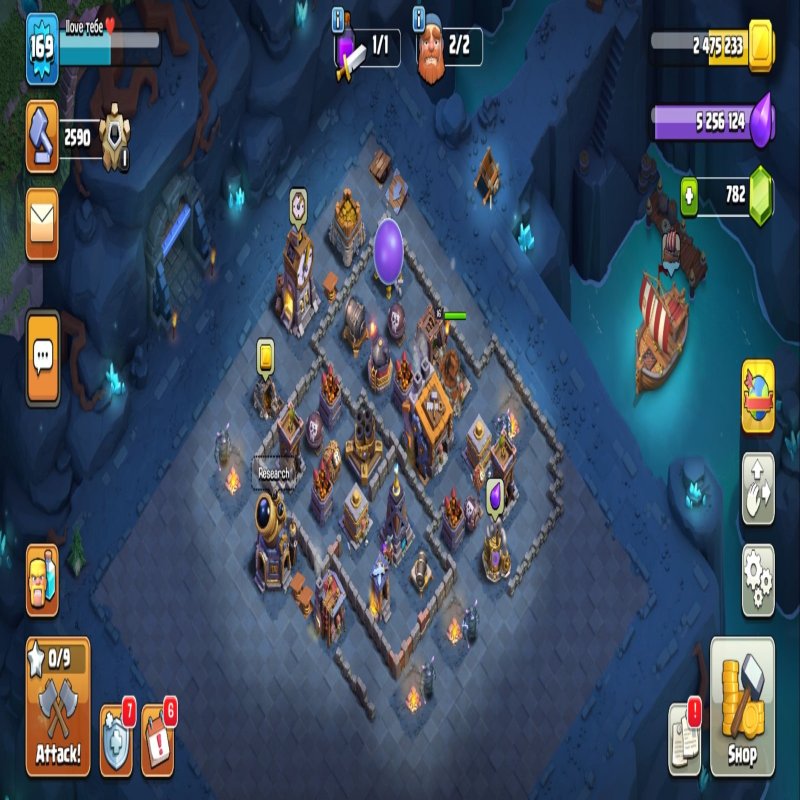 🏰 Clash of Clans акаунт | Ратуша 13 рівень | Рівень 169