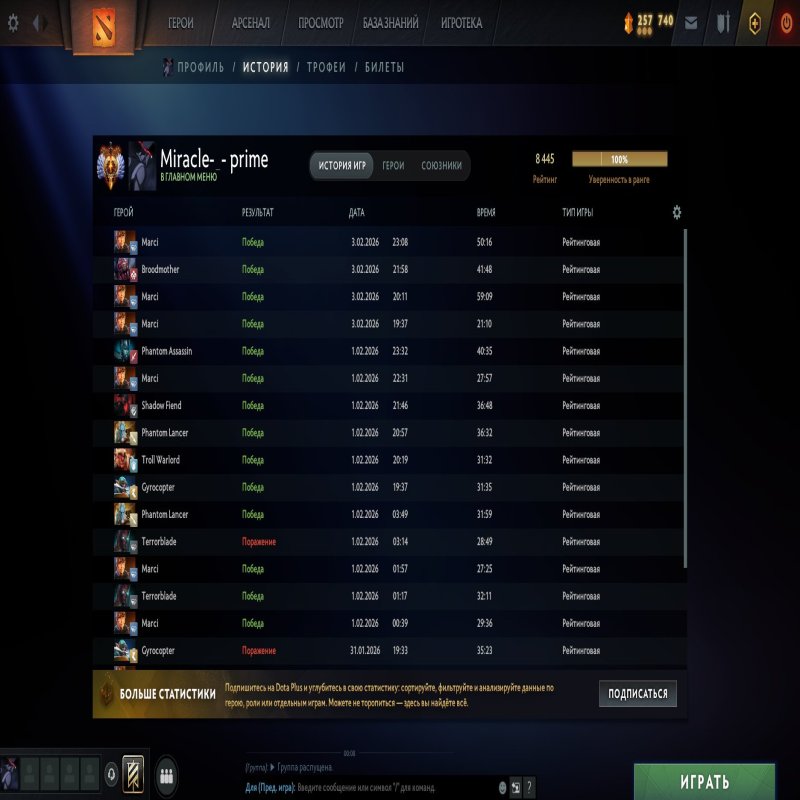 🏅 MMR 8445 | 🕒 2001 hours | 🛡 11846