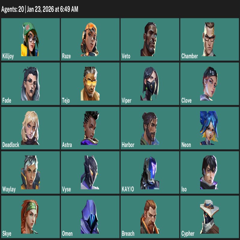 🎯 Valorant account | Gold 1 | EU | 20 agents