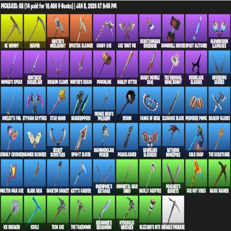 🎨 68 скінів | 🌟 Fortnite акаунт