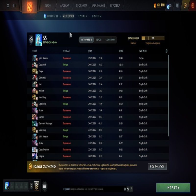 🏅 MMR 949 | 🕒 300 hours | 🛡 12000