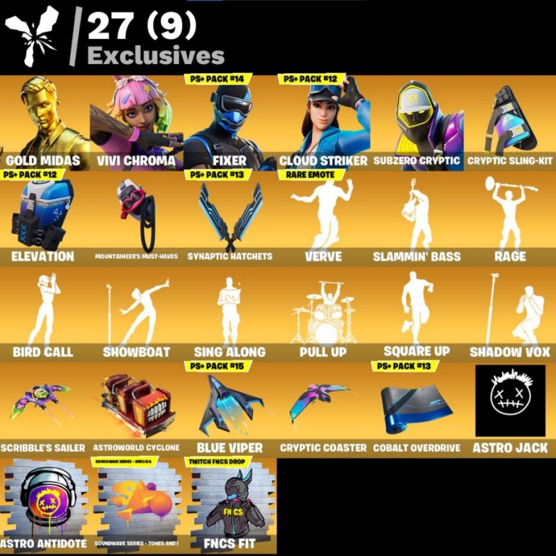 🎨 134 skins | 🌟 Fortnite account