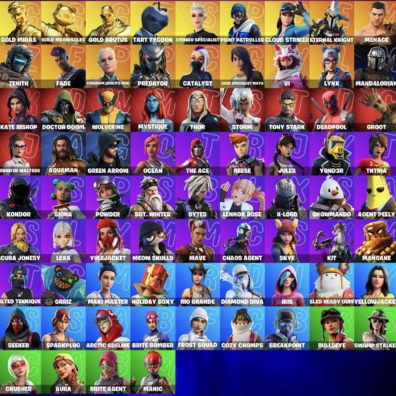 🎨 76 скінів | 🌟 Fortnite акаунт