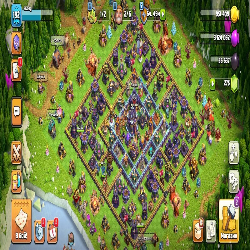 🏰 Clash of Clans акаунт | Ратуша 15 | Рівень 90% Фулл