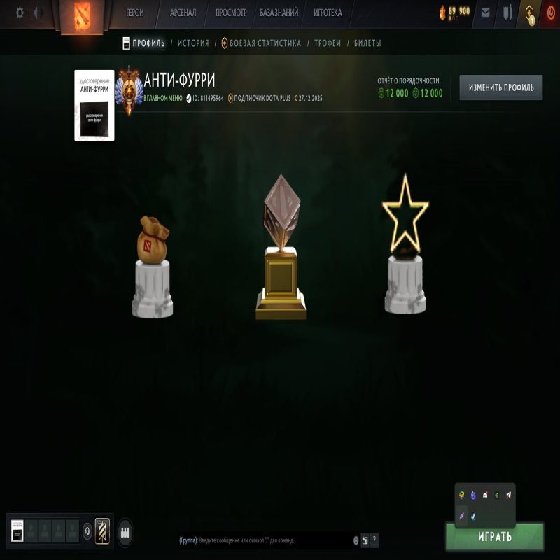 🏅 MMR 6800 | 🕒 248 годин | 🛡 12000