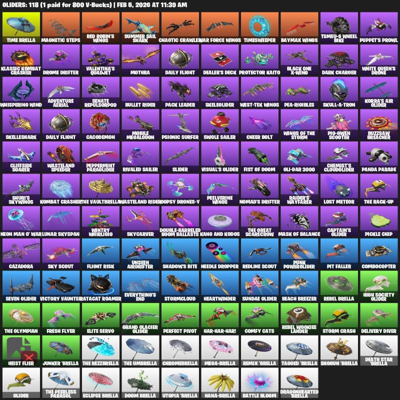 🎨 101 skins | 🌟 Fortnite account