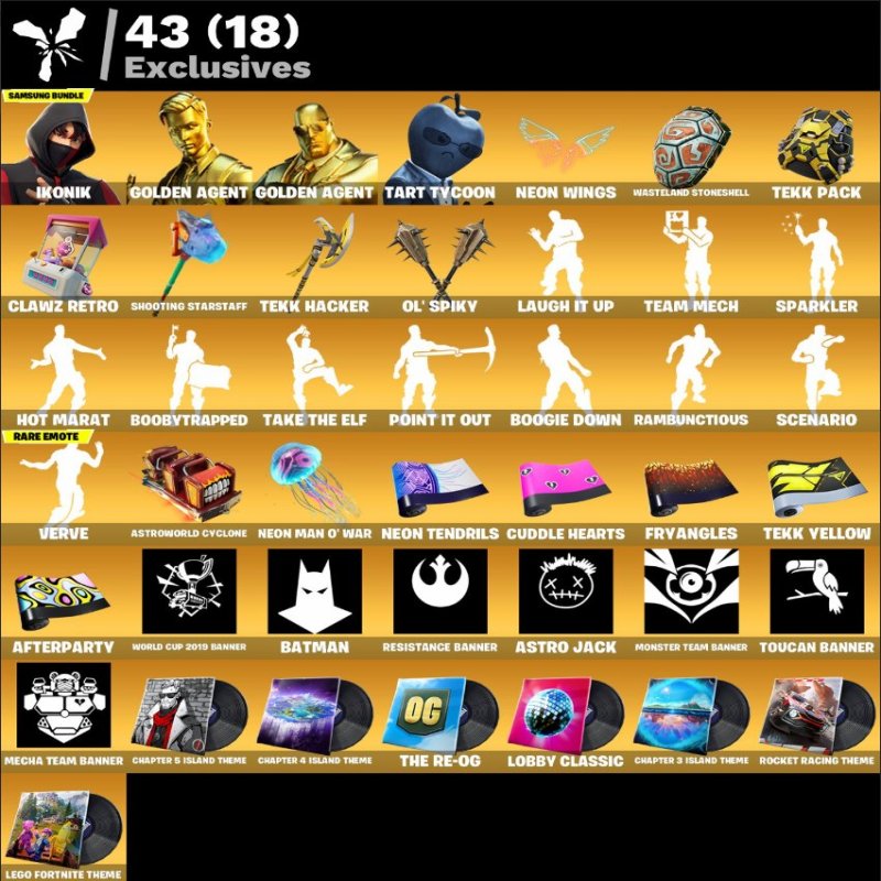 🎨 94 скінів | 🌟 Fortnite акаунт