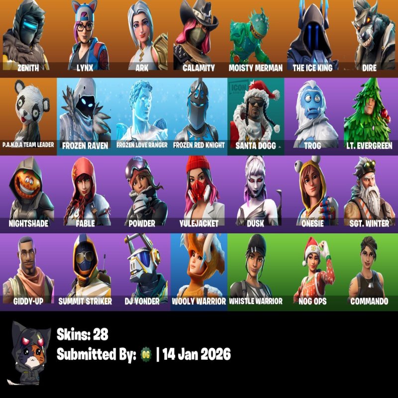 🎨 28 скінів | 🌟 Fortnite акаунт