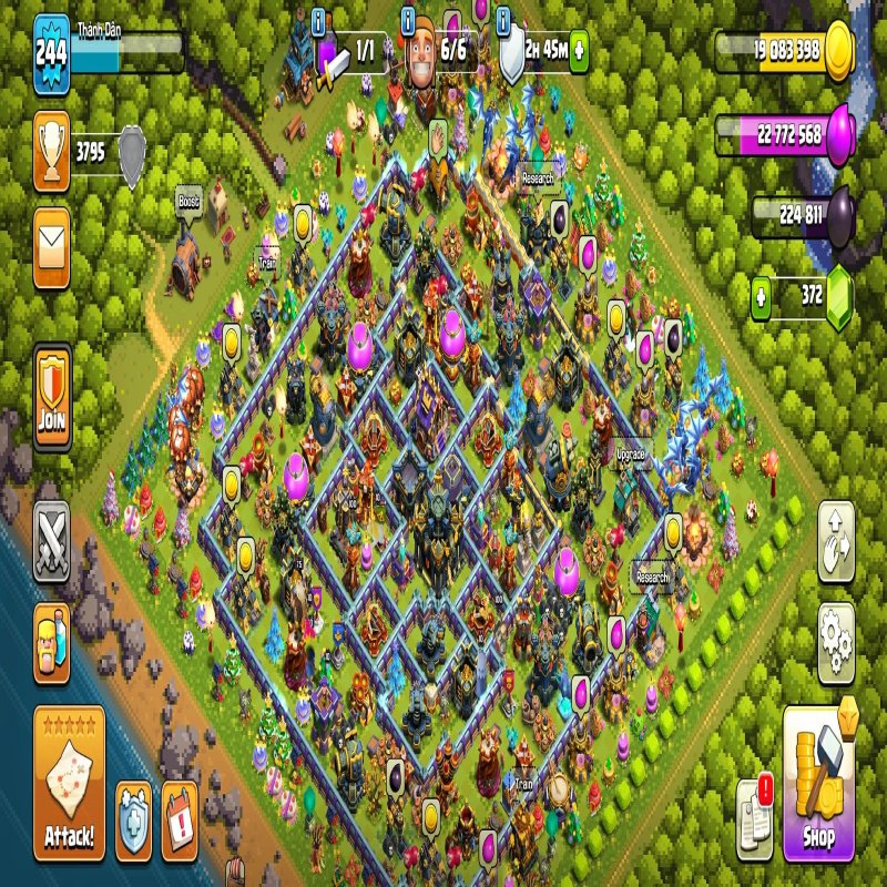 🏰 Clash of Clans акаунт | Ратуша 17 рівня | Рівень 100