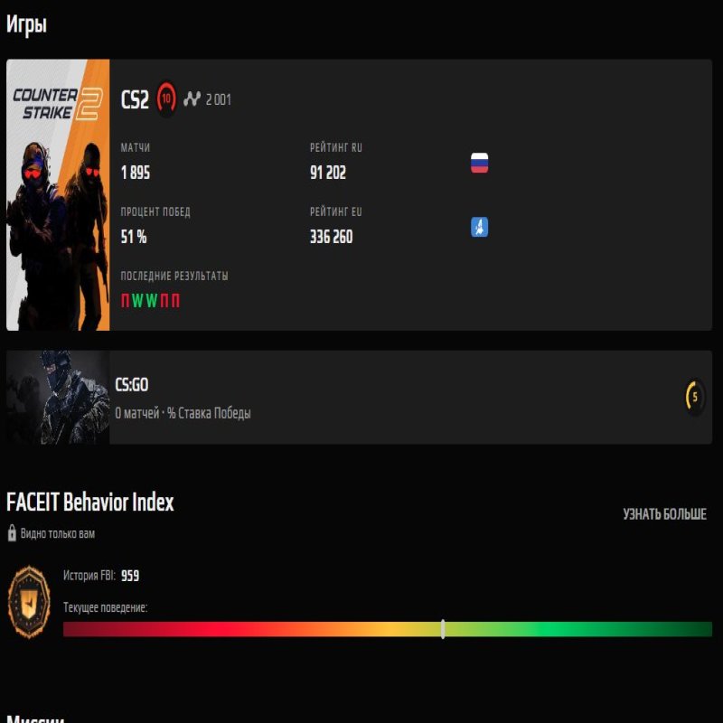 🎮 CS2 Prime | 🎯 FACEIT LVL 10 | 🕒 2000+ hours — Ready for Ranked Matches!