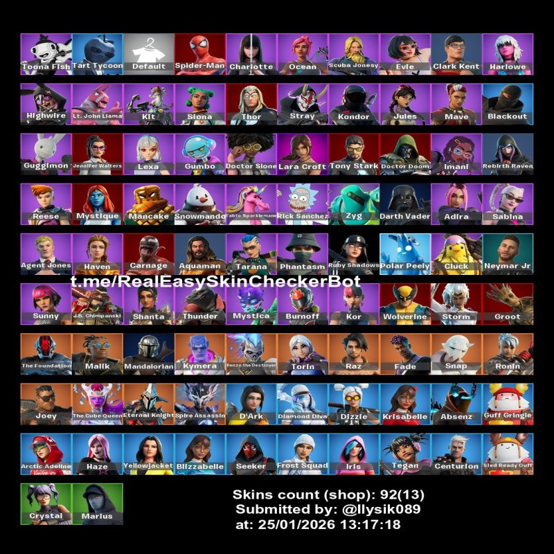 🔥 96 skins | 🌟 Fortnite account